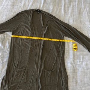 Mossimo XXL cardigan olive green long sweater